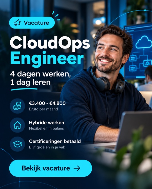 Voorbeeldadvertentie voor een CloudOps engineer